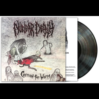 NUCLEAR DEATH Carrion For Worm LP BLACK , PRE-ORDER [VINYL 12"]